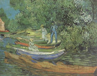 Vincent Van Gogh Bank of the Oise at Auvers (nn04) France oil painting art